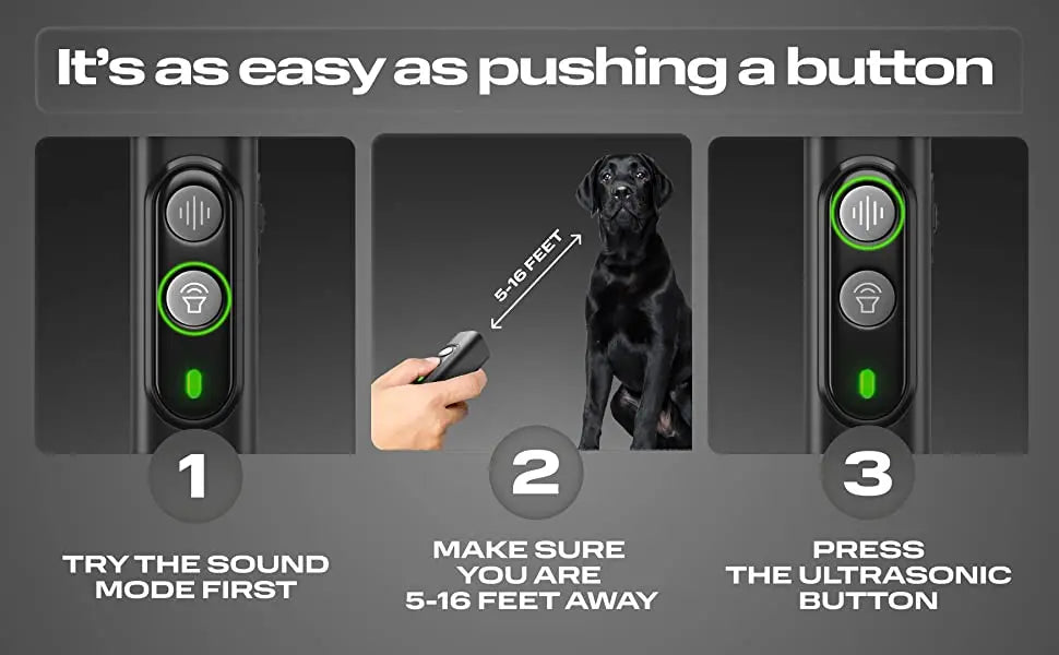 BarkShield Pro Ultrasonic Trainer